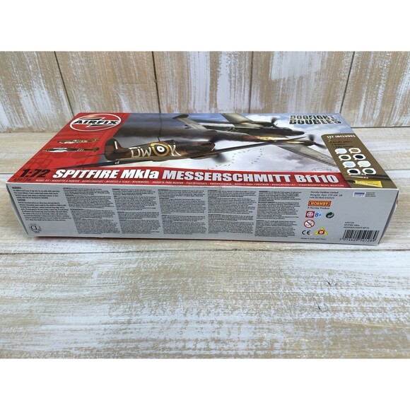 Airfix 1:72 Spitfire Mk.Ia Messerschmitt Bf110 Model Kit A50128 Dogfight Doubles - Picture 12 of 15